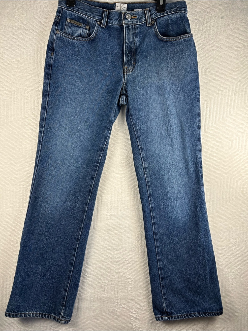 Calvin Klein Jeans Women's Straight-Leg in Classic Blue